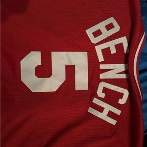Johnny Bench # 5 Reds baseball Jersey